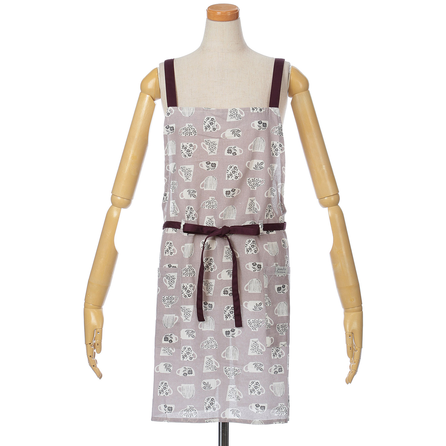 パンドール カップ柄ショートエプロン - 画像2