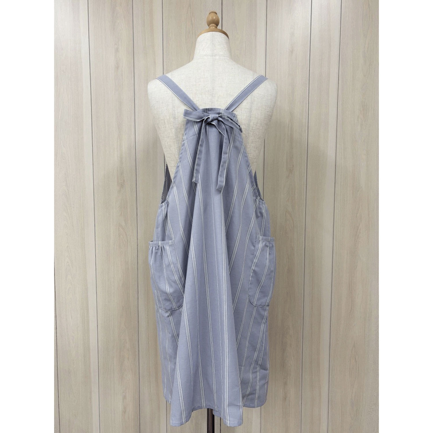 ECRU 胸元刺繍バックリボンエプロン - 画像12