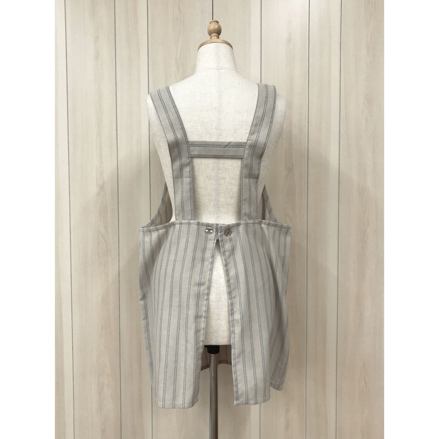 ハッピーエプロン肩刺繍H型エプロン - 画像4