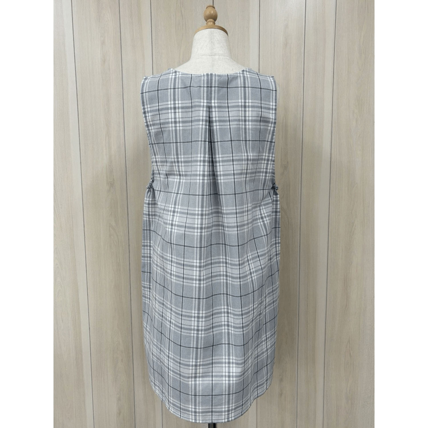 ECRU 刺繍ギャザー入りエプロン - 画像6