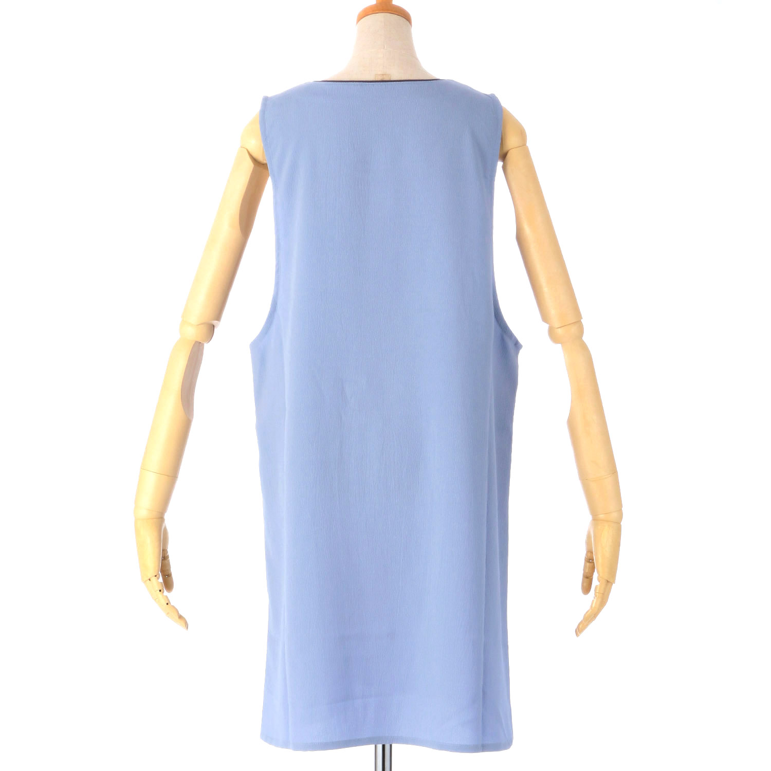 PU混ちりめん無地エプロン - 画像4