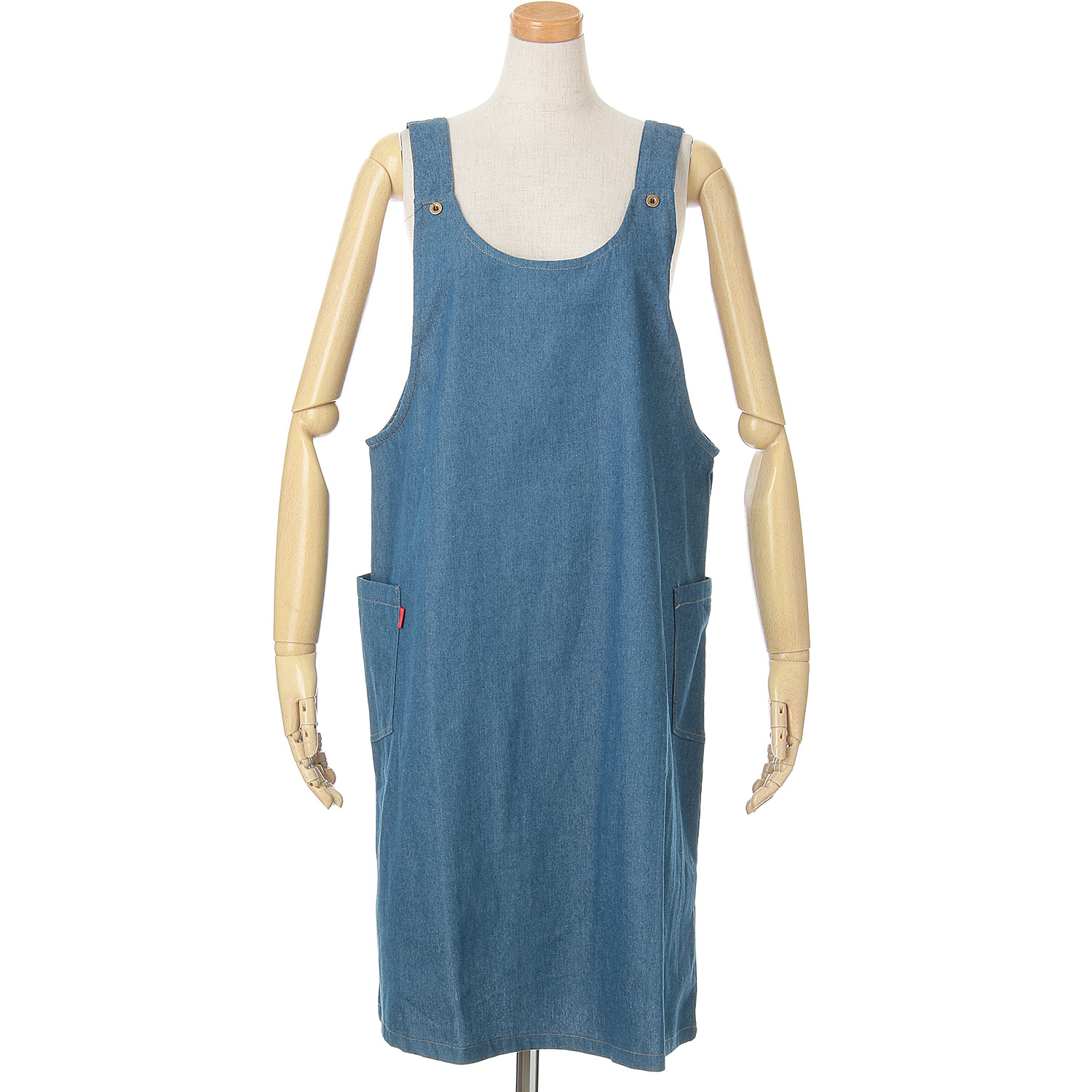 naturic デニムエプロン