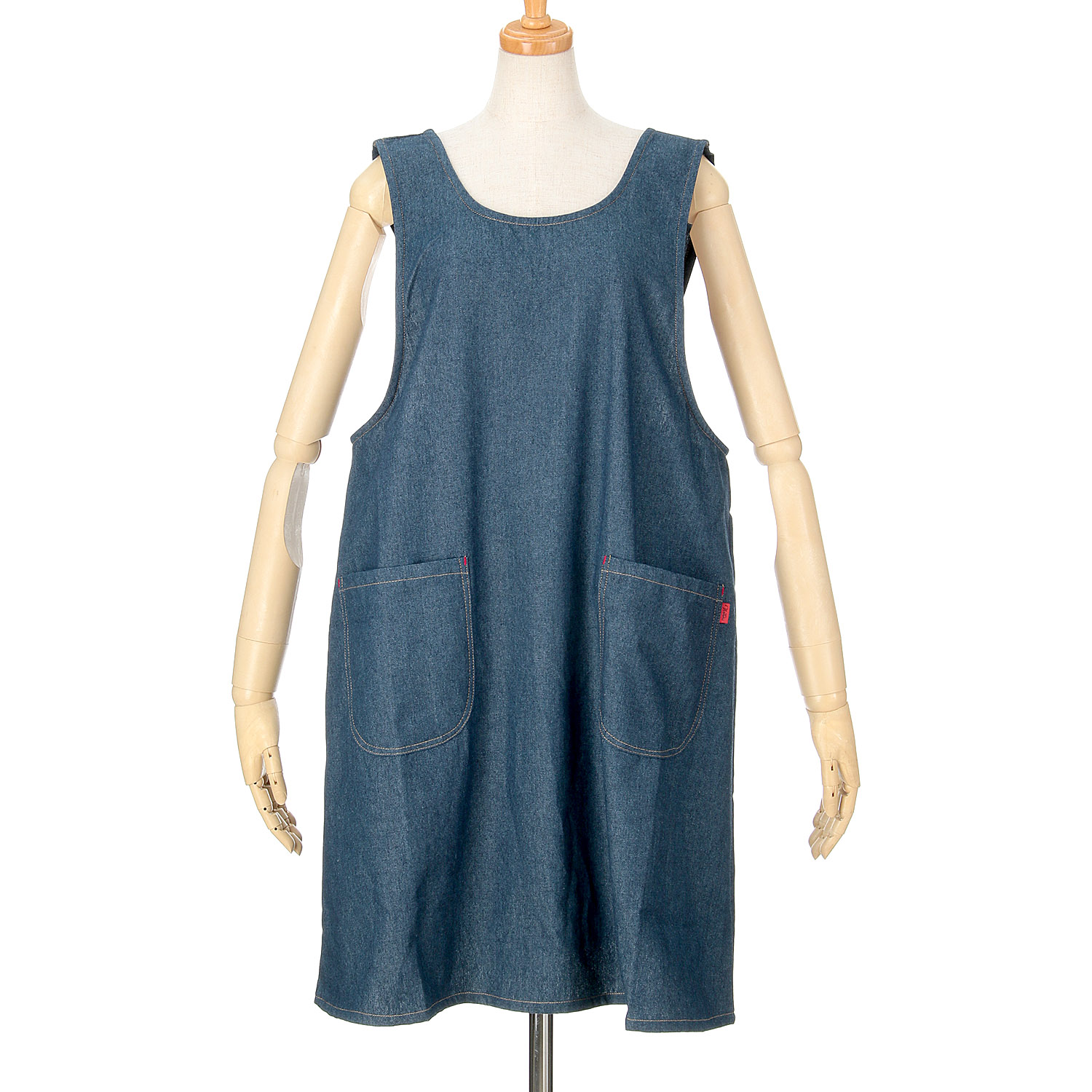 naturic デニムフリークロスエプロン - 画像3