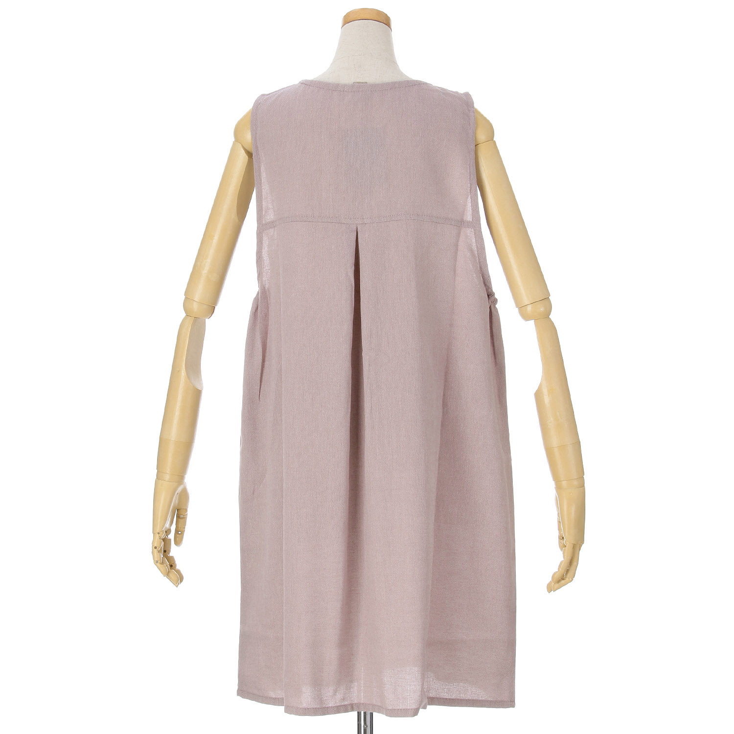 ECRUコード刺繍エプロン - 画像5