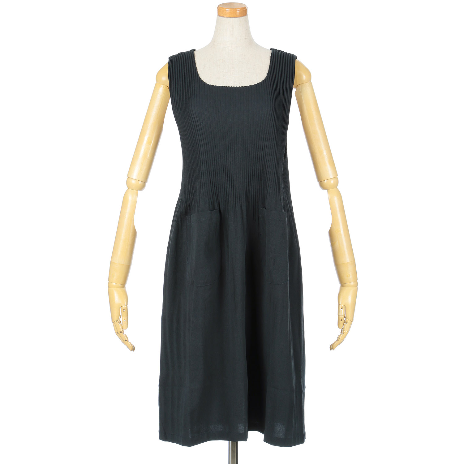 旬彩小町 ストレッチワッシャープリーツ加工エプロン - 画像2