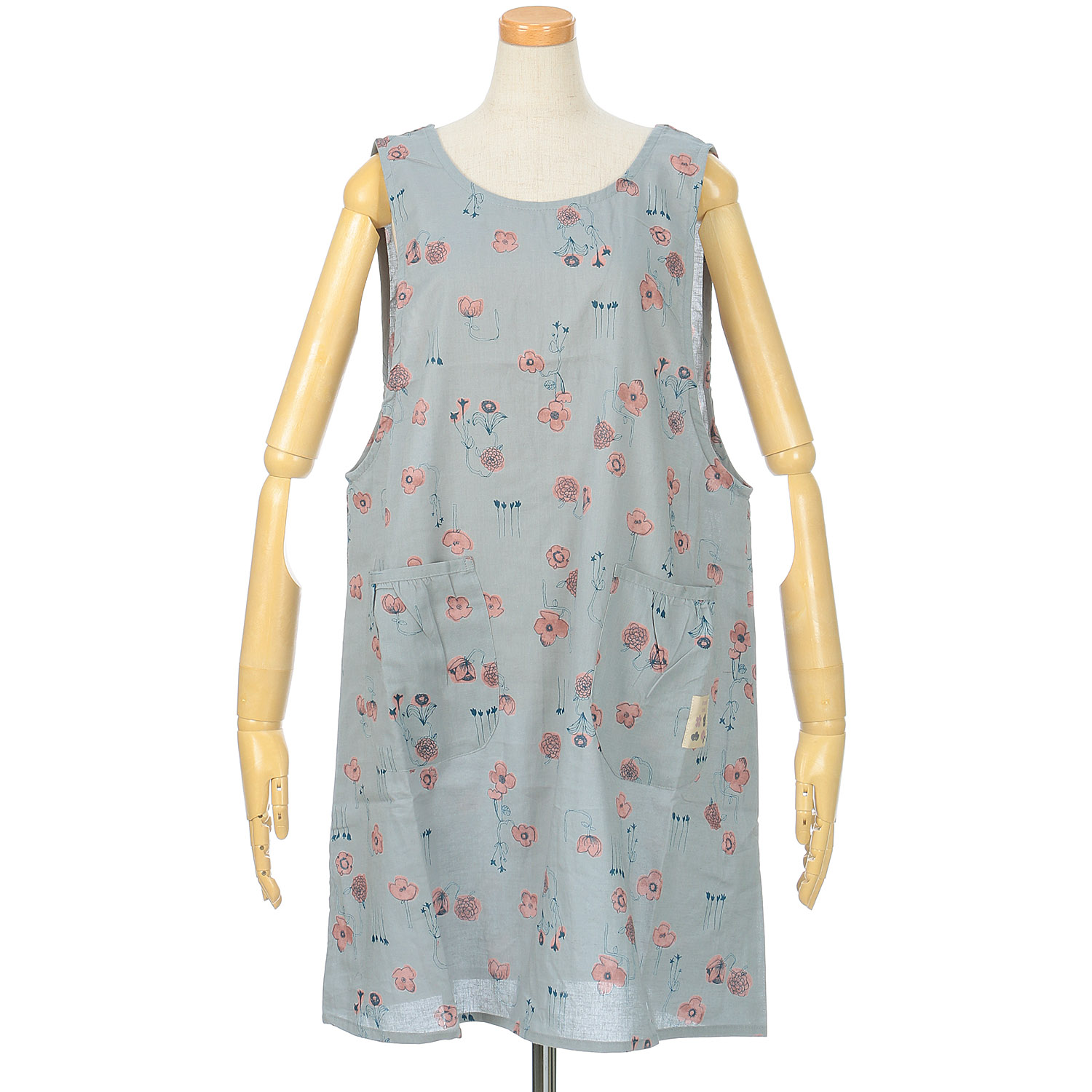 SKETCH Urarakaいろは綿麻プリントエプロン - 画像4