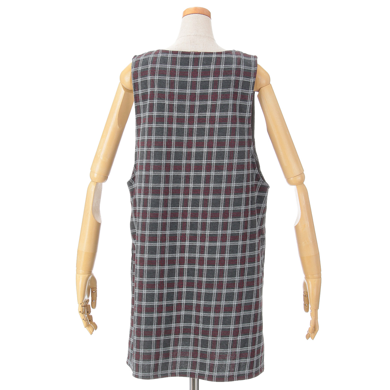 裏起毛  格子柄切替 - 画像2