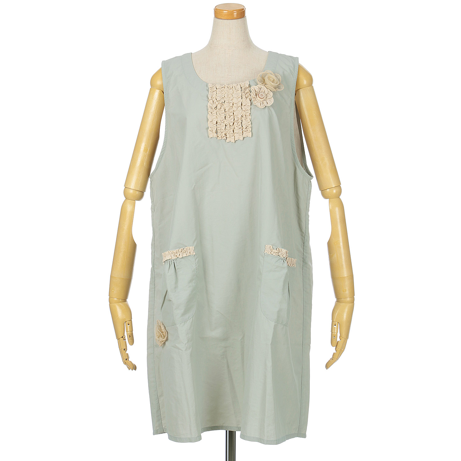 ナイロンバイカラーエプロン 後ろリボン - 画像19