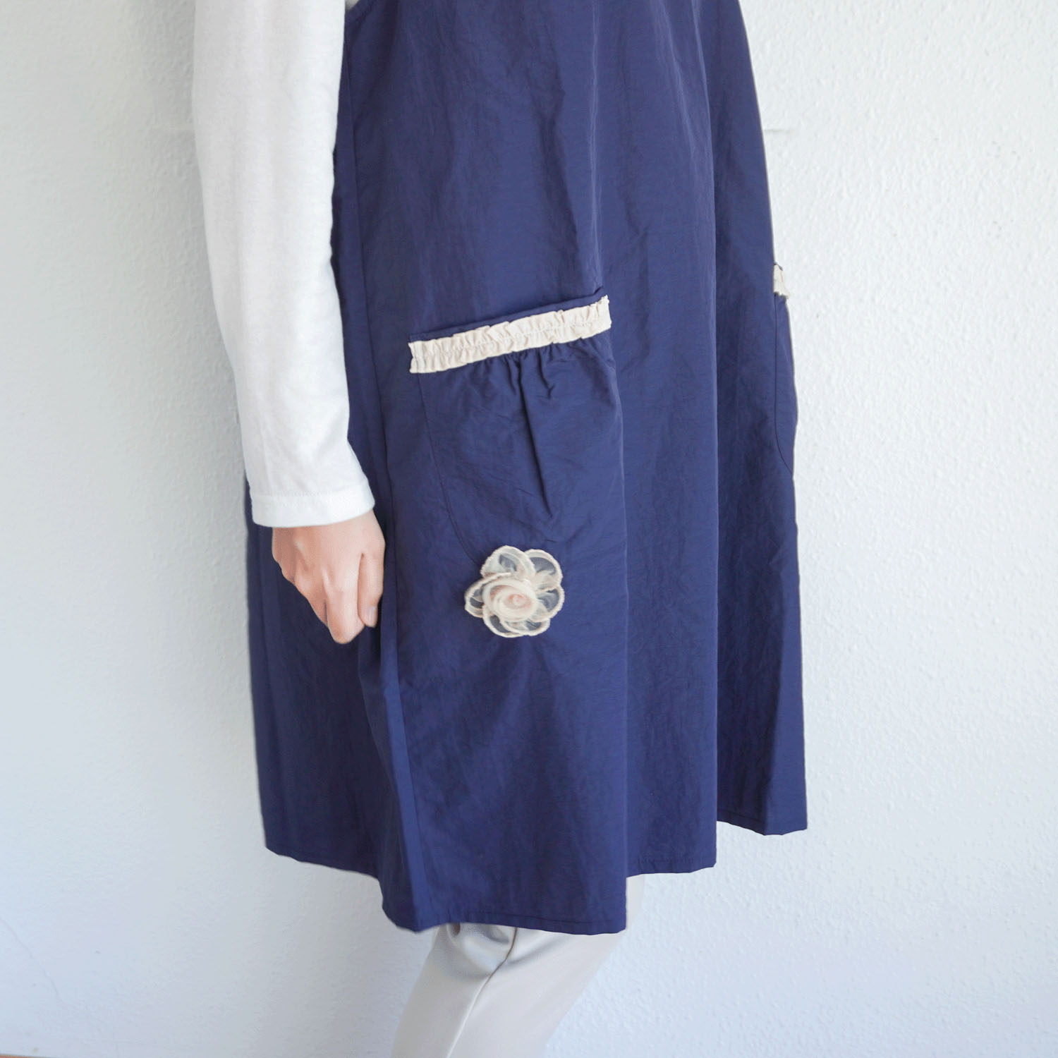 ナイロンバイカラーエプロン 後ろリボン - 画像24