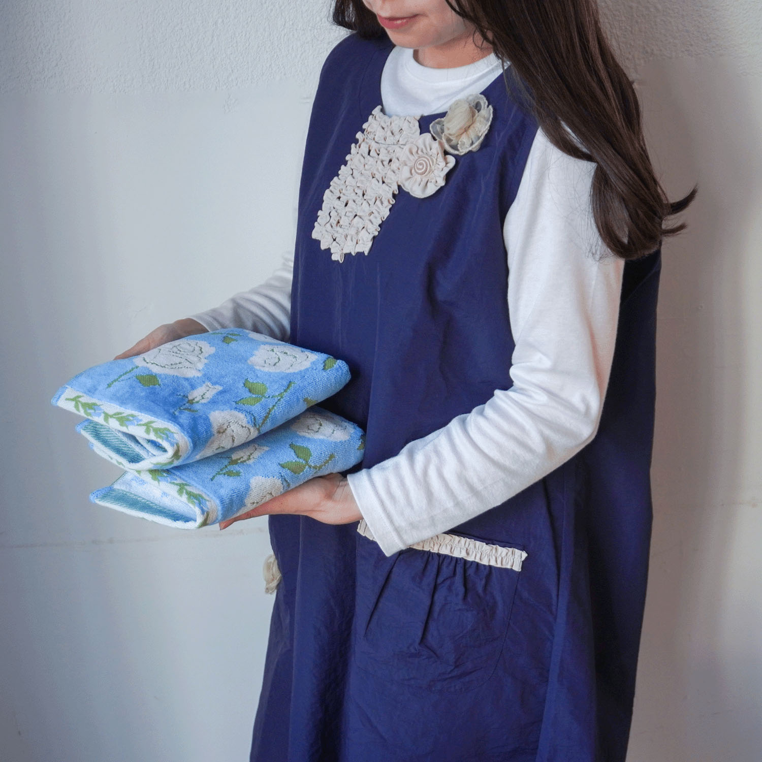 ナイロンバイカラーエプロン 後ろリボン - 画像25