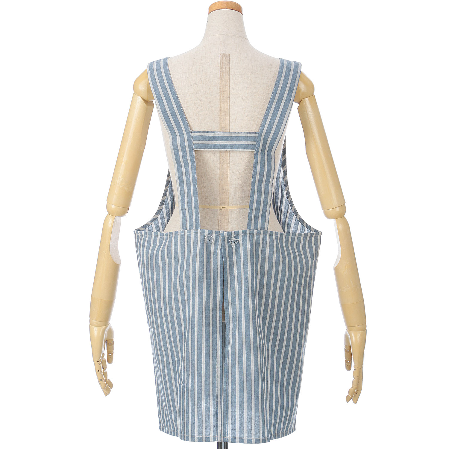 ハッピーエプロン ポケット刺繍H型エプロン - 画像4