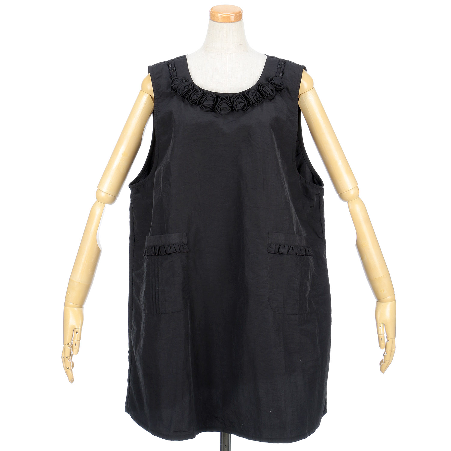 ナイロンバラモチーフエプロン 背閉じ - 画像11