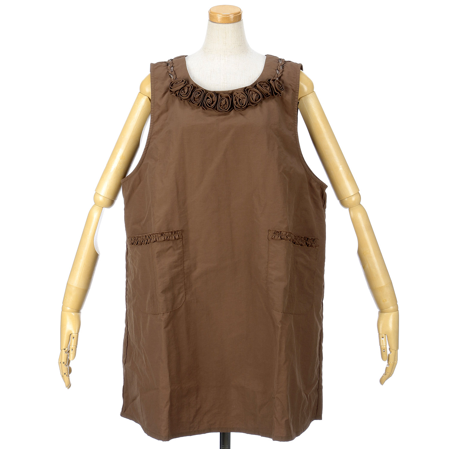 ナイロンバラモチーフエプロン 背閉じ - 画像15