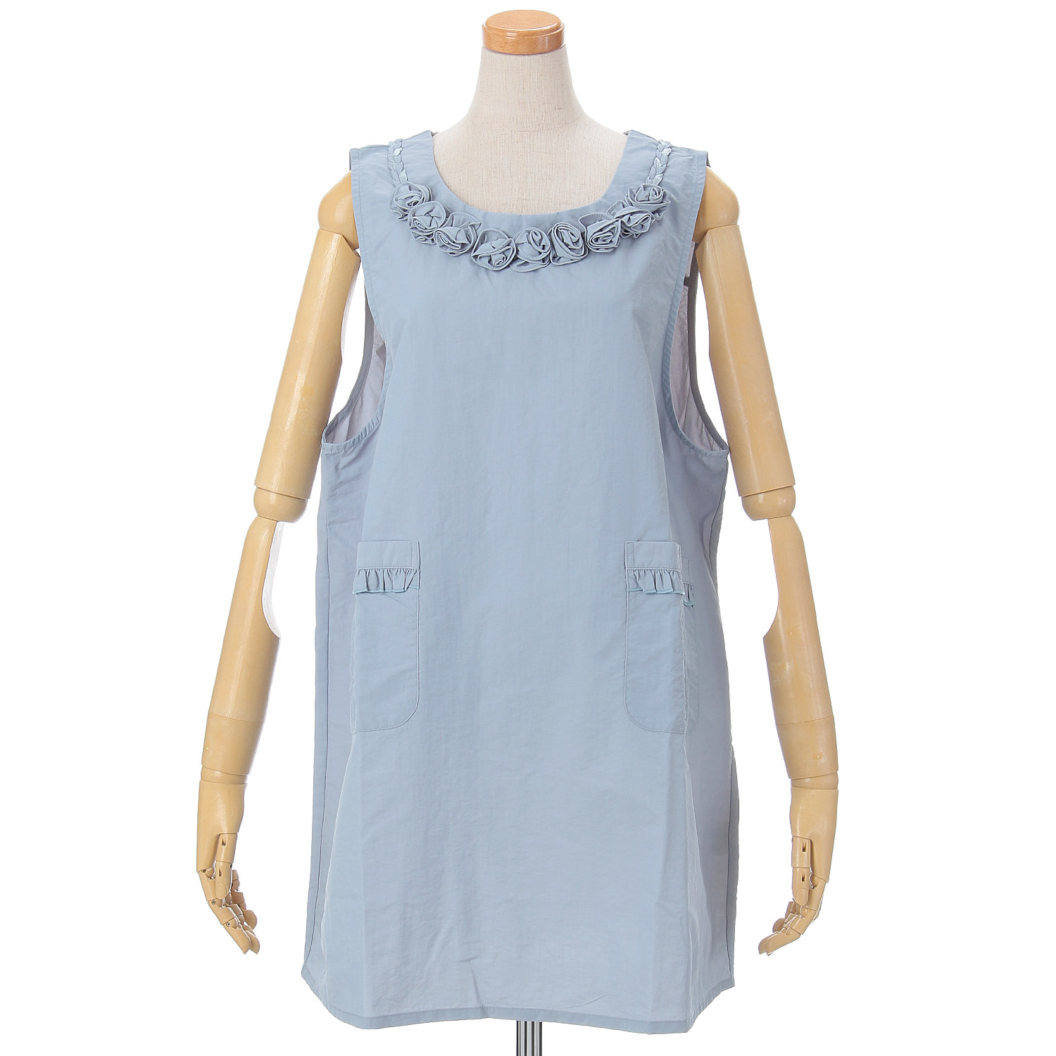 ナイロンバラモチーフエプロン 背閉じ - 画像17