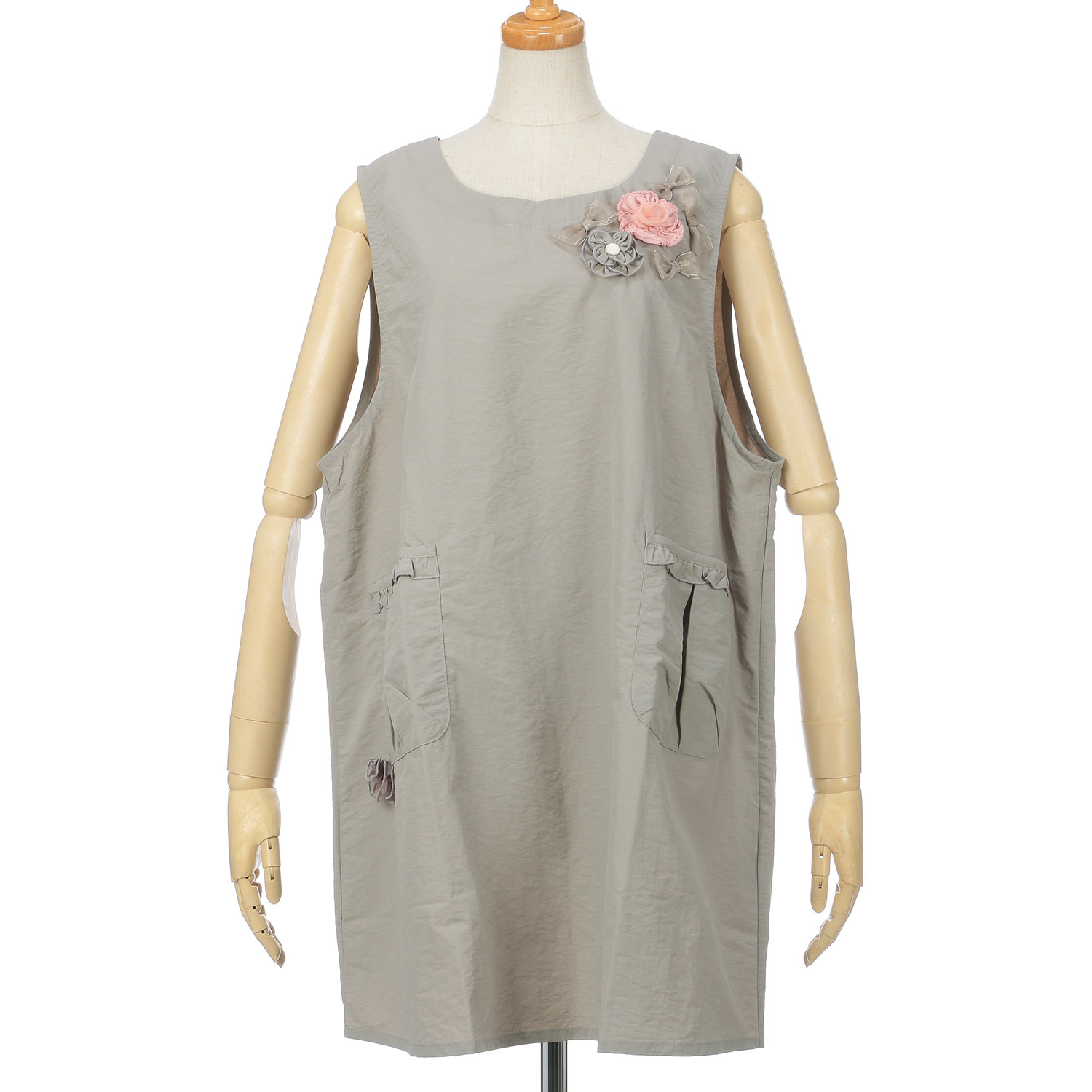 ナイロンリボン花エプロン - 画像3