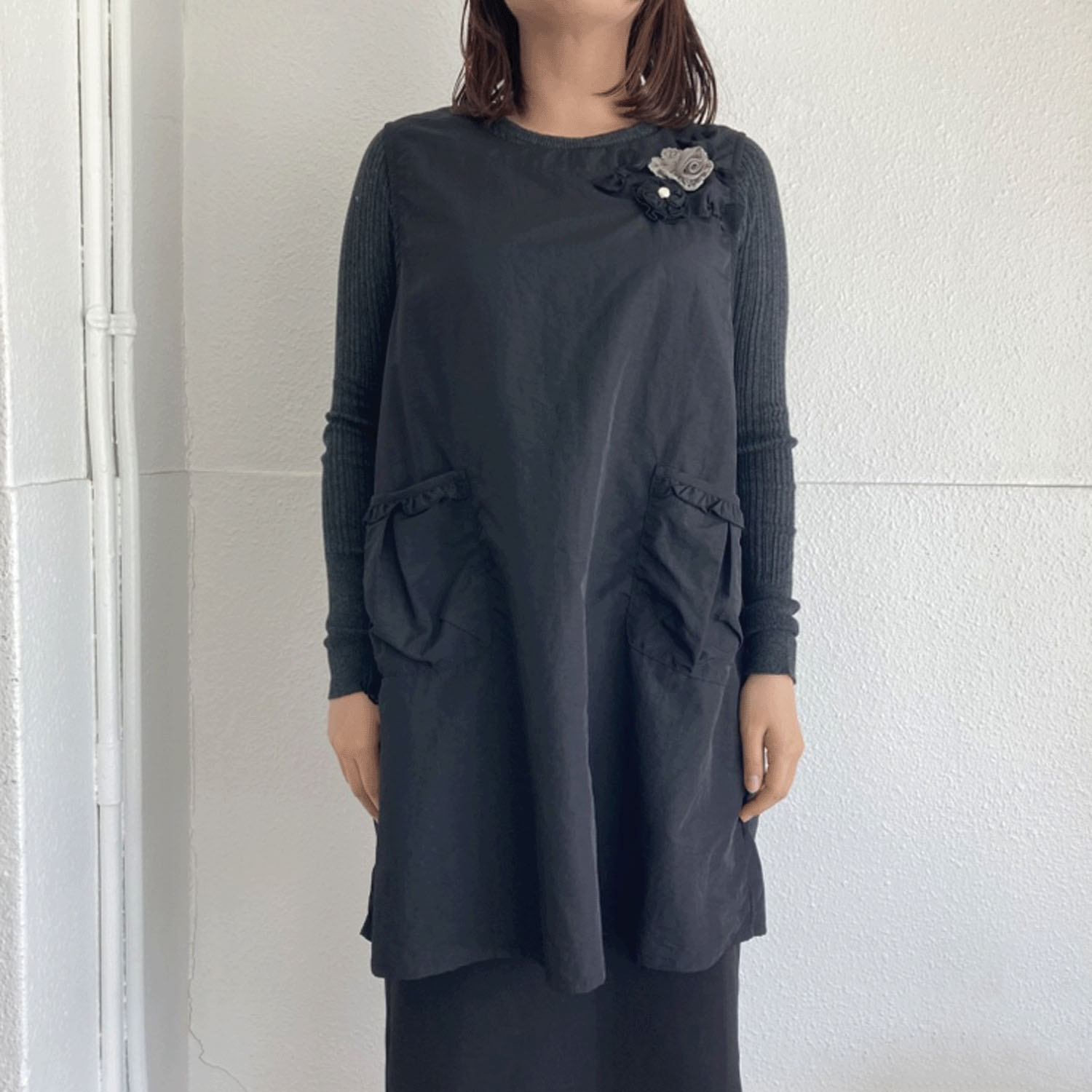 ナイロンリボン花エプロン - 画像5