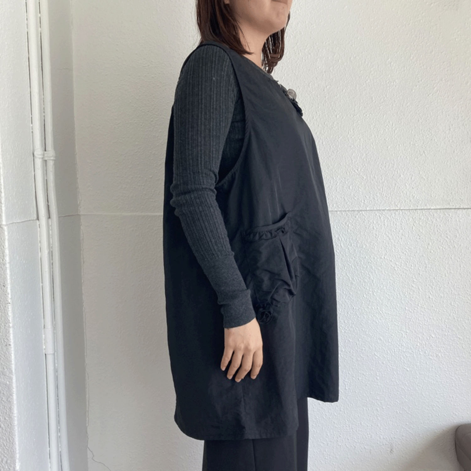 ナイロンリボン花エプロン - 画像6