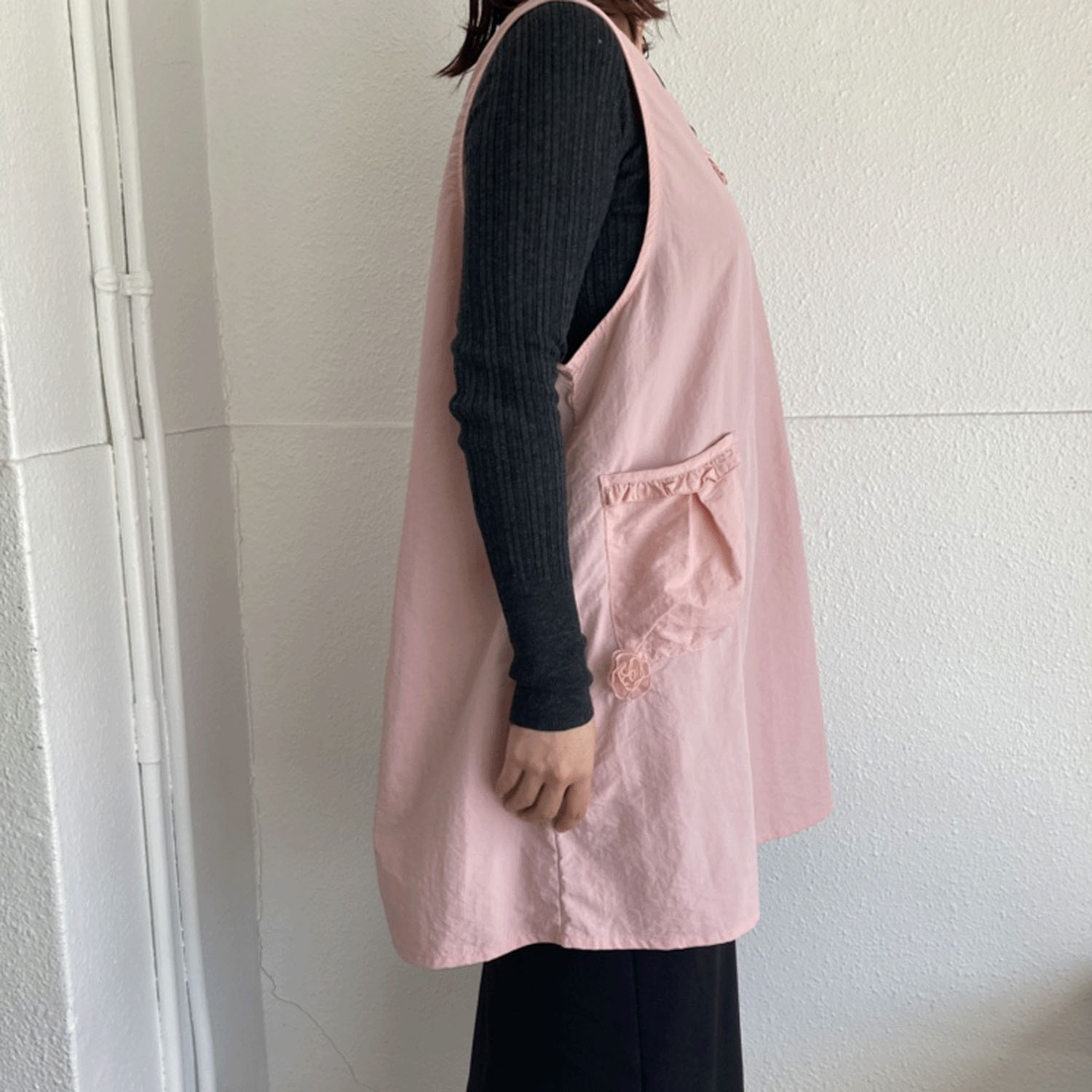 ナイロンリボン花エプロン - 画像9