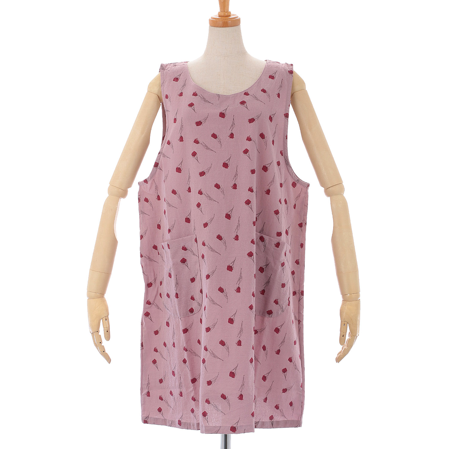 綿ワッシャー後ろゴムラン型 チューリップ - 画像1