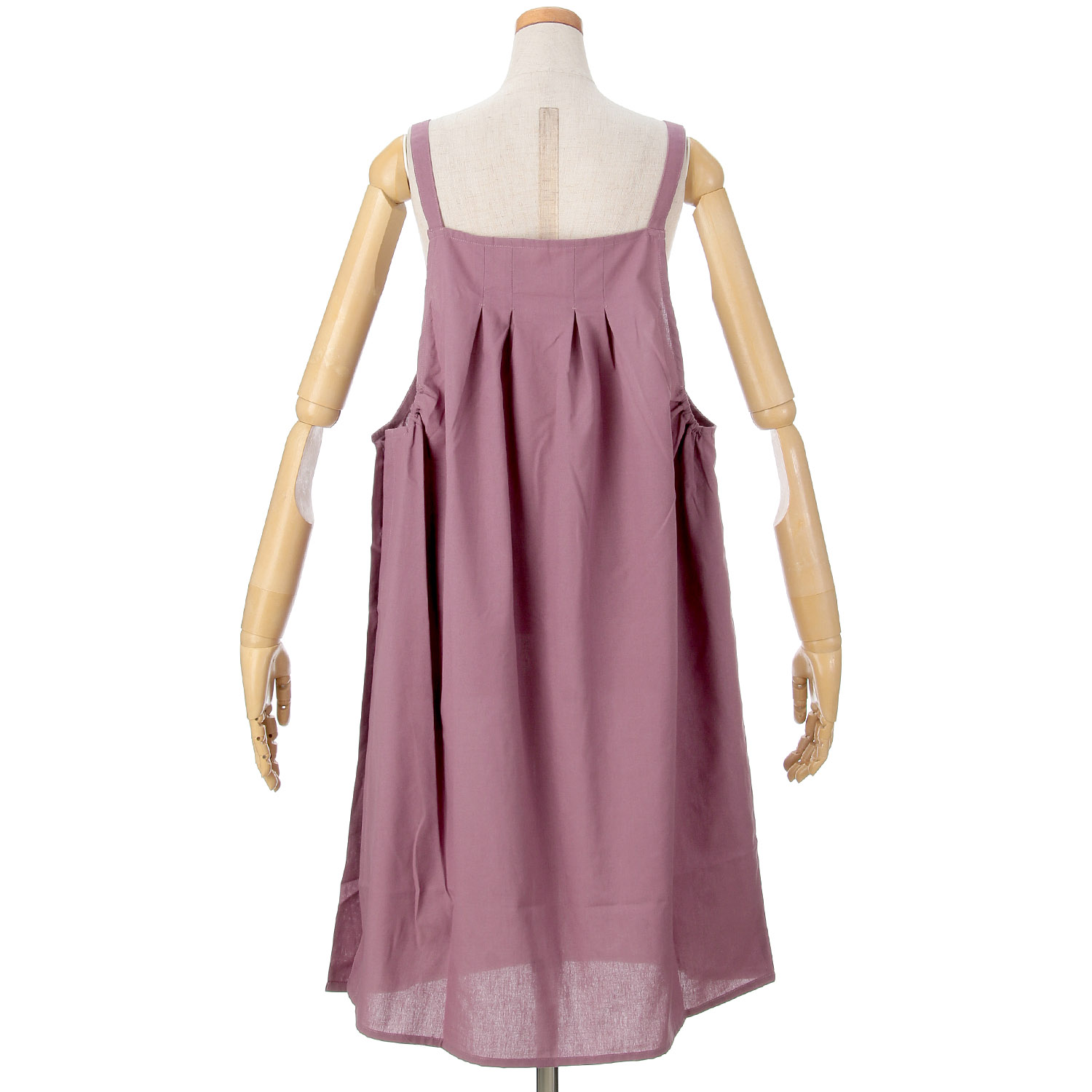 Fleur 先染めバックル肩紐エプロン - 画像3