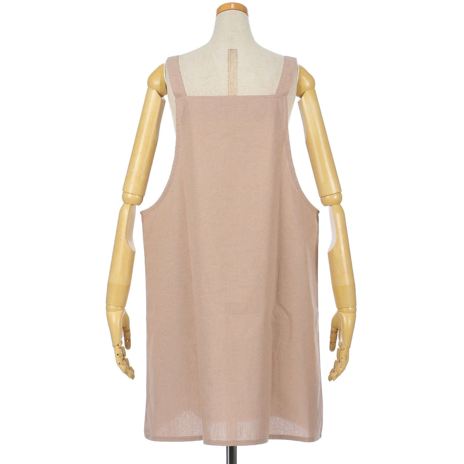 Animal art 吊り紐サガラ刺繍エプロン - 画像2