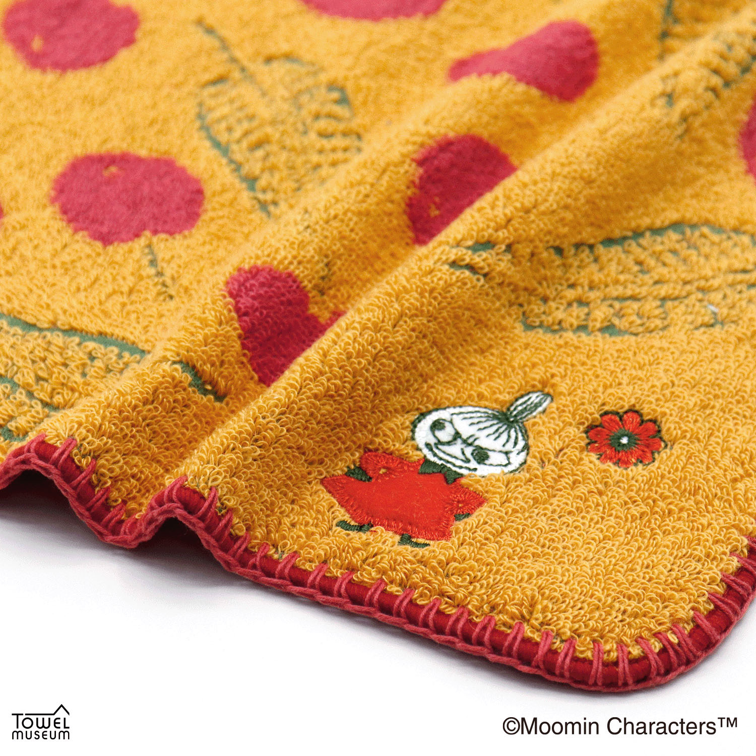 MOOMIN タオルハンカチ ハーベスト オレンジ - 画像2