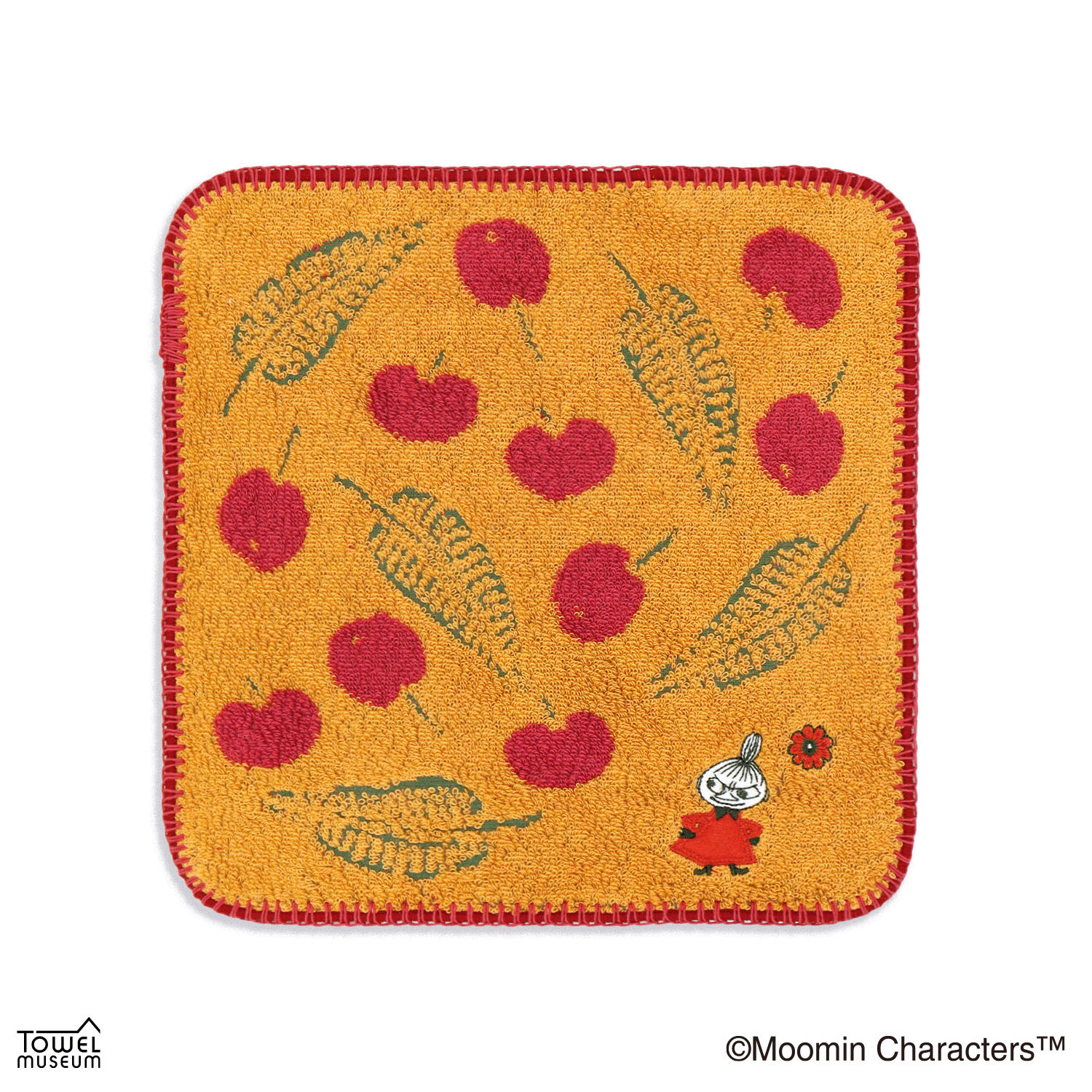 MOOMIN タオルハンカチ ハーベスト オレンジ - 画像1