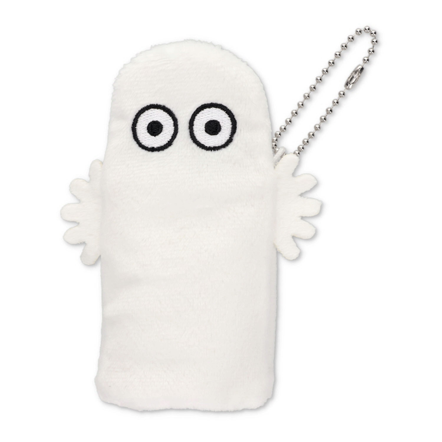 MOOMIN 肩掛けパッドマスコット ニョロニョロ（WH） - 画像1