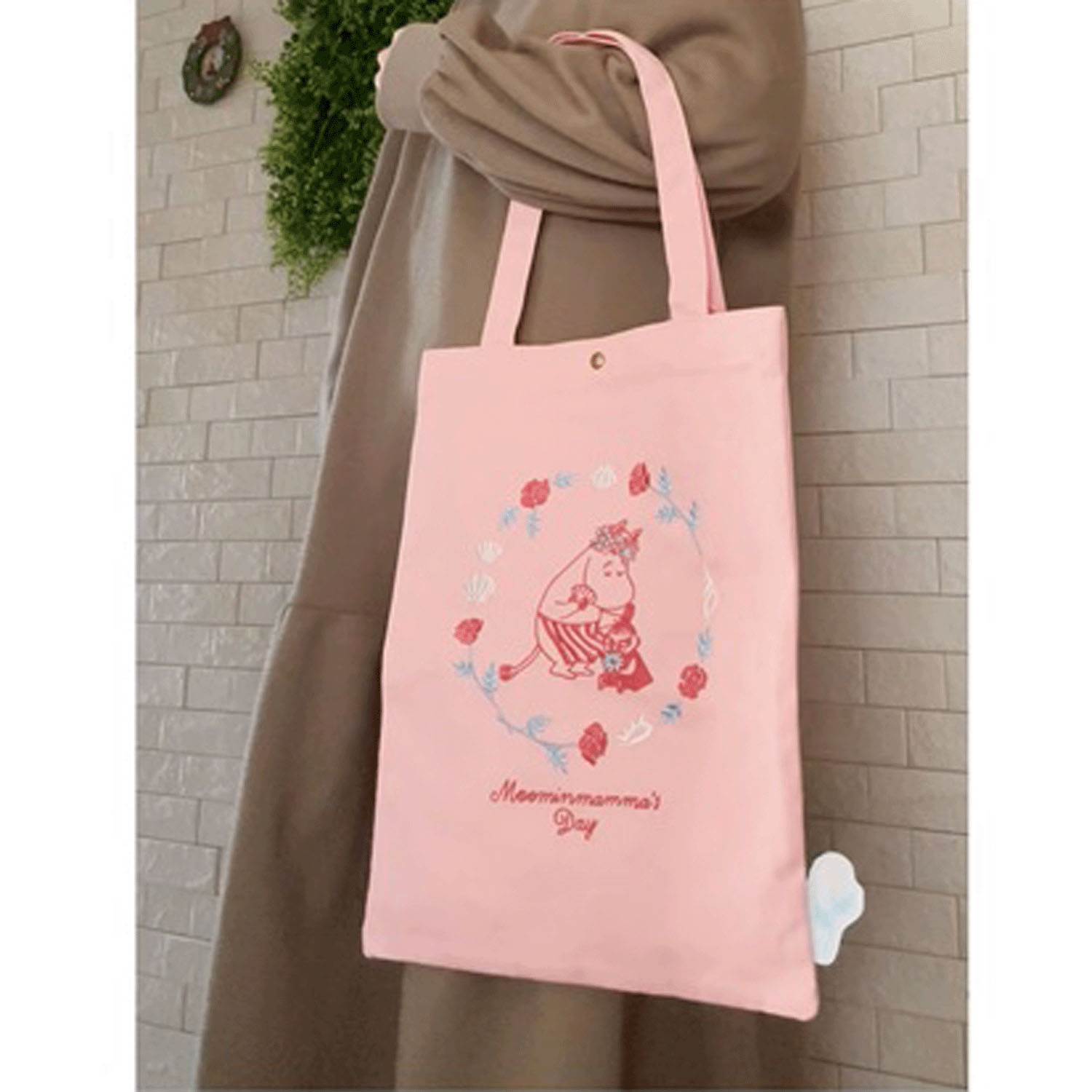 ムーミン Moominmamma’s Day 刺繍トートバッグ フラワー - 画像6