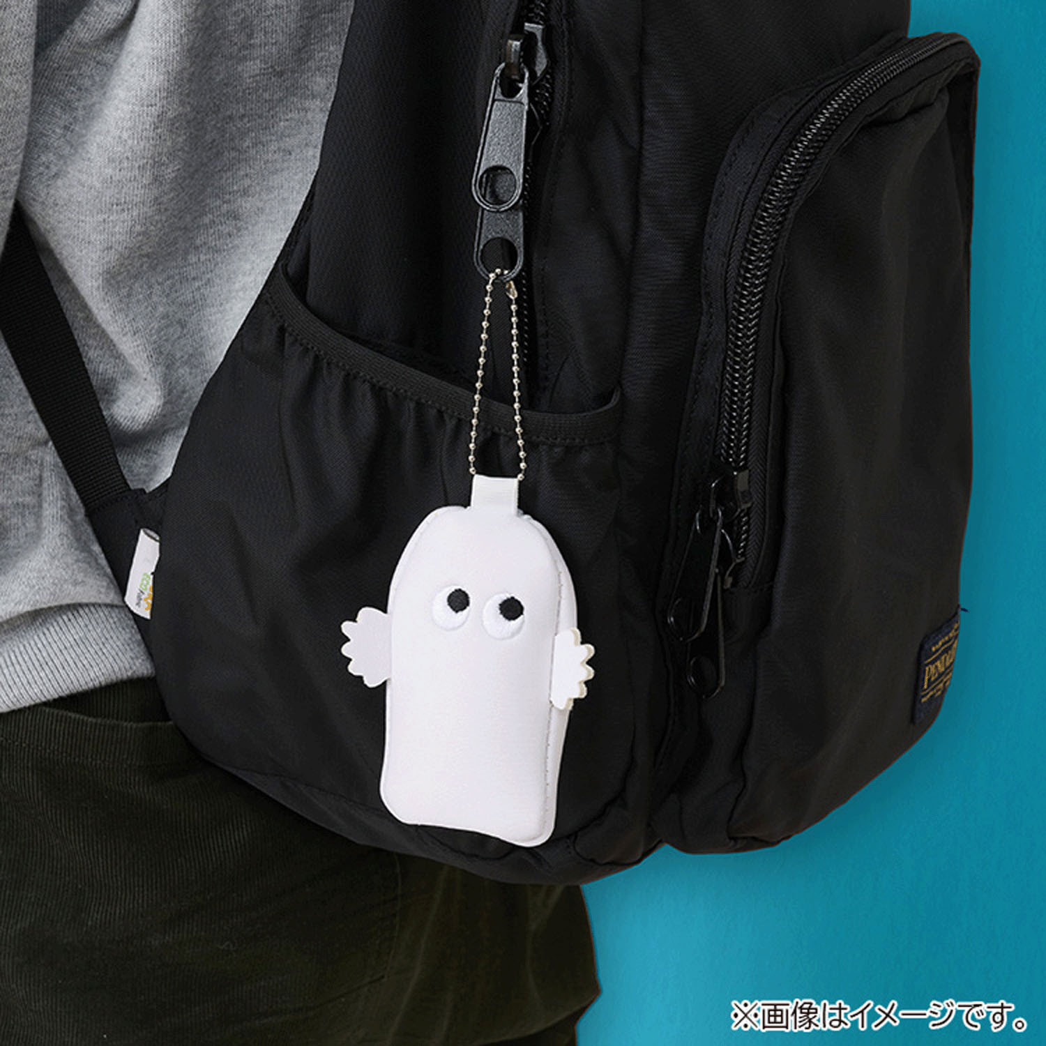 ミニミニポーチ ニョロニョロ ホワイト - 画像3