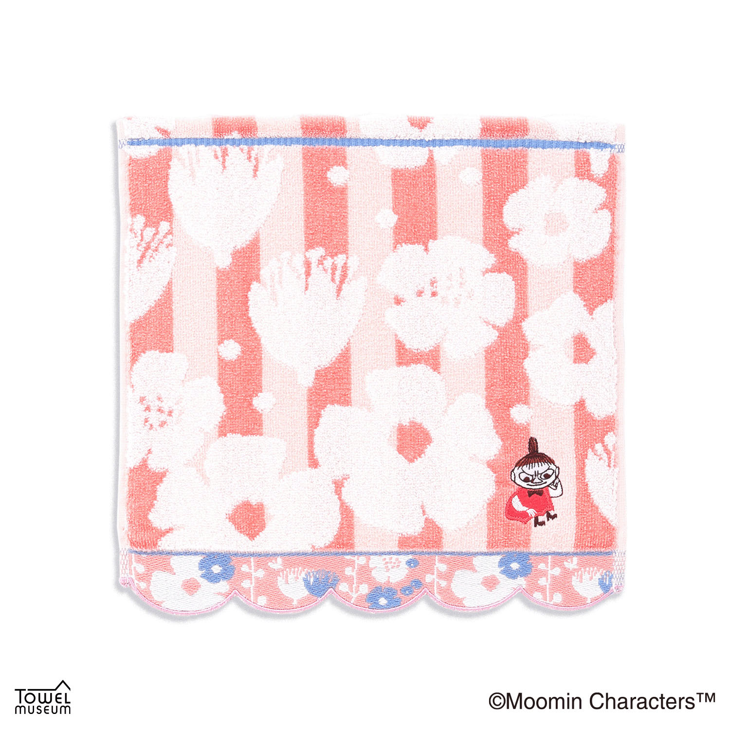 MOOMIN タオルハンカチ 「クッキア」ピンク - 画像1