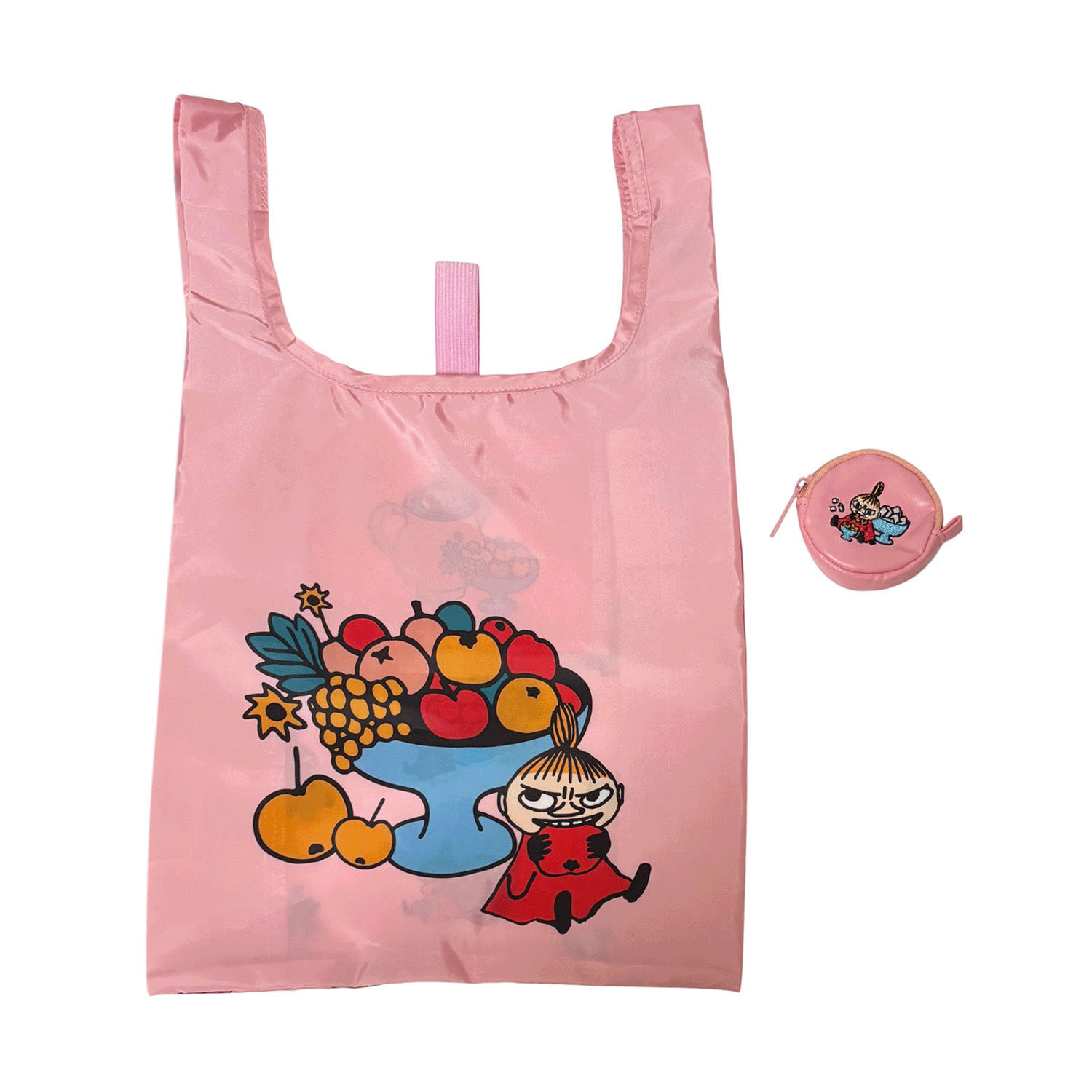 ムーミン ポーチ付きエコバッグ リトルミイ／ティータイム - 画像1