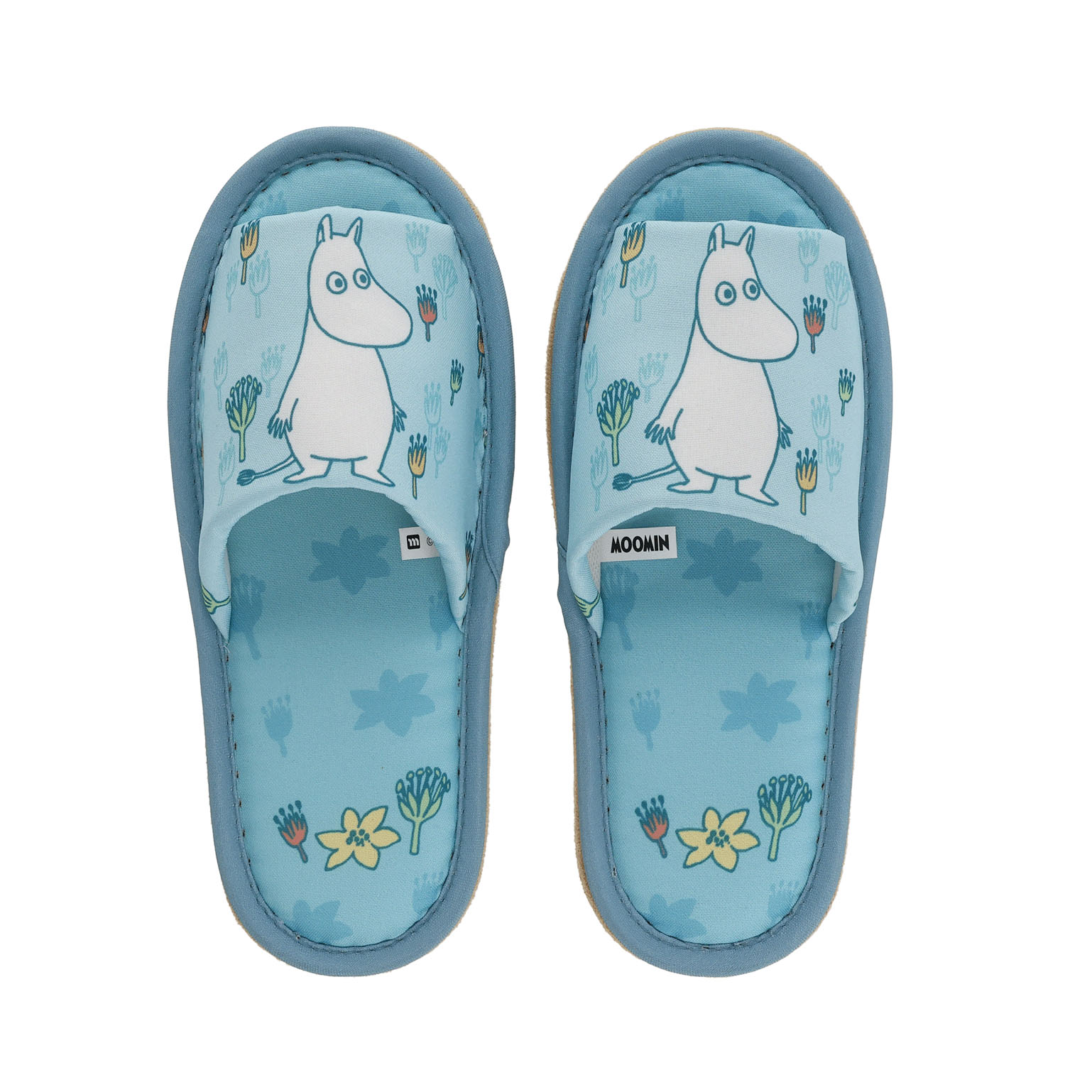 ムーミン スリッパ ブルーミニプランツ - 画像1