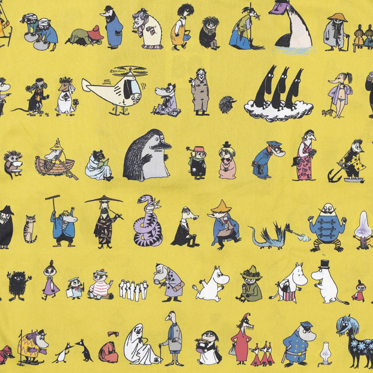 MOOMIN ALL STARS ビッグトートバッグ（YE） - 画像3