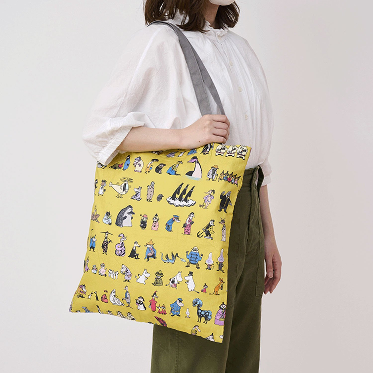 MOOMIN ALL STARS ビッグトートバッグ（YE） - 画像4