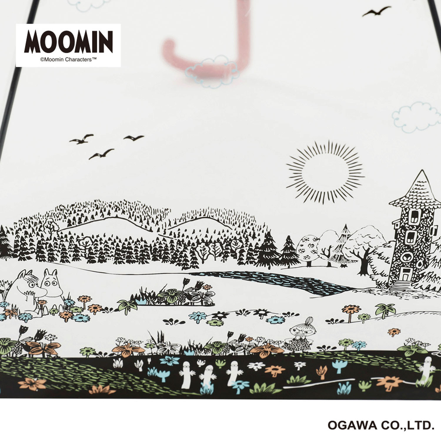 MOOMIN キャラクタービニール長傘「晴れの日」 - 画像4
