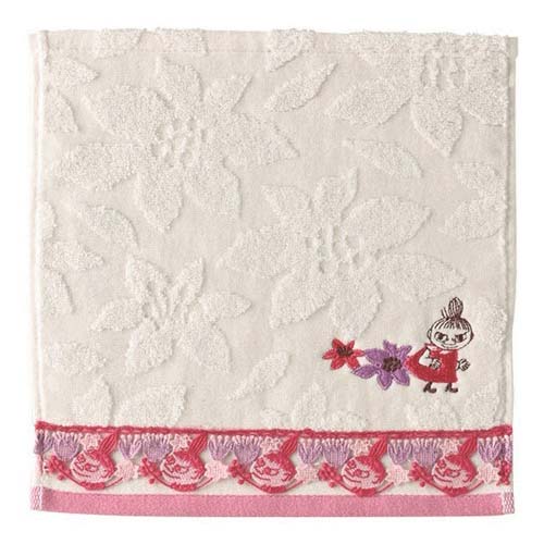 ムーミン「ブロッサムレース」 ミニタオル