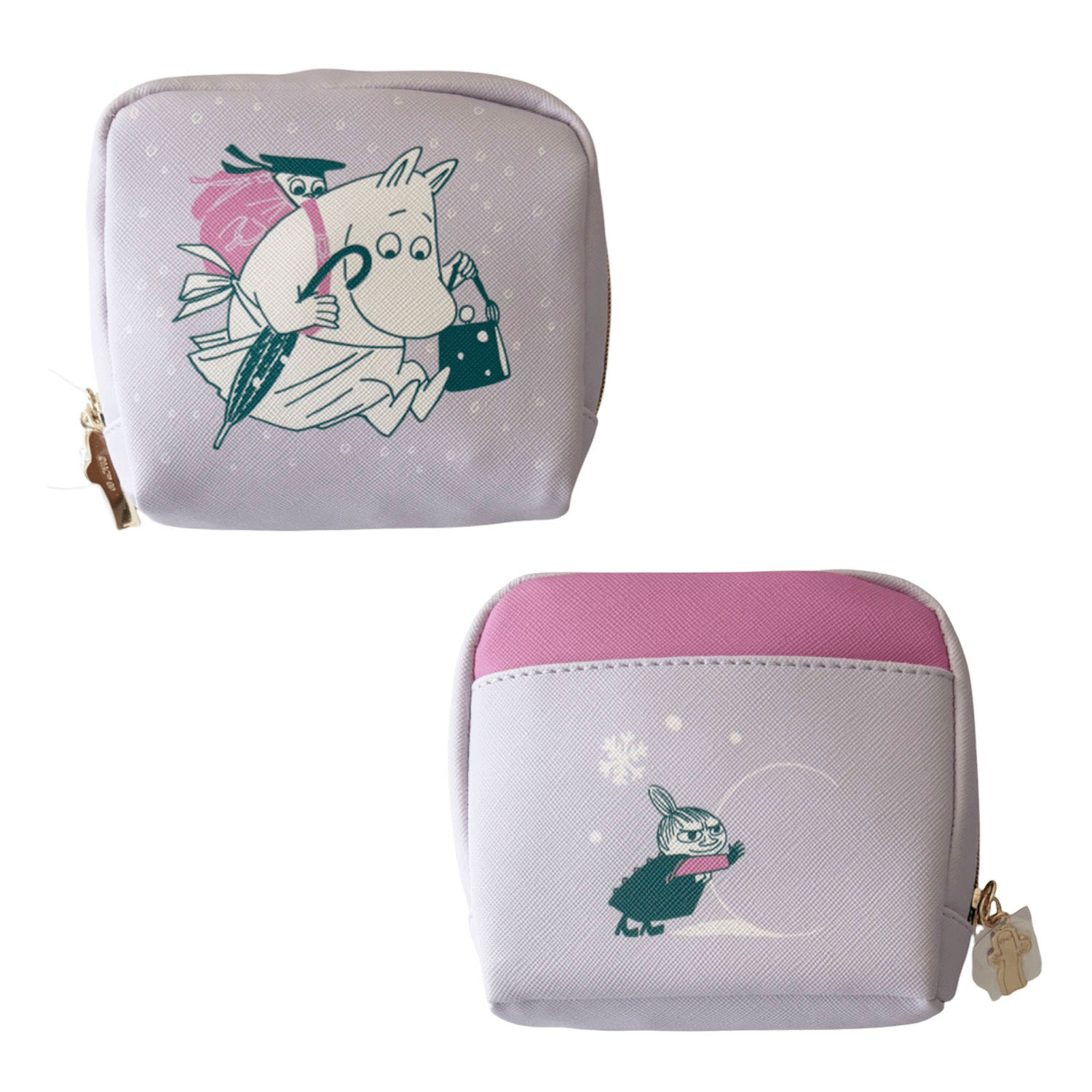 ムーミン スクエアポーチ 雪 - 画像1