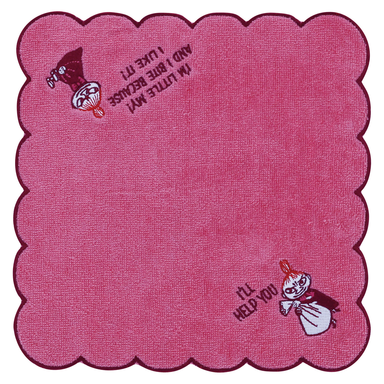 MOOMIN  ミニタオル スカラップパープル - 画像1