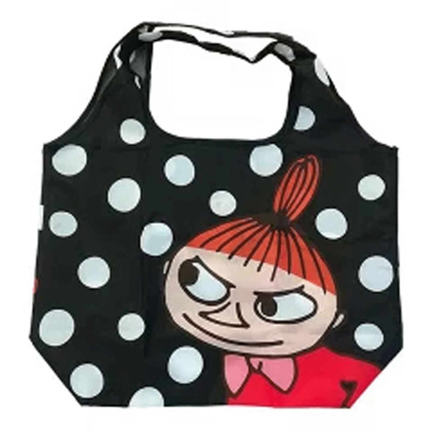 くるくるショッピングバッグ MOOMIN ミイドット ブラック - 画像1