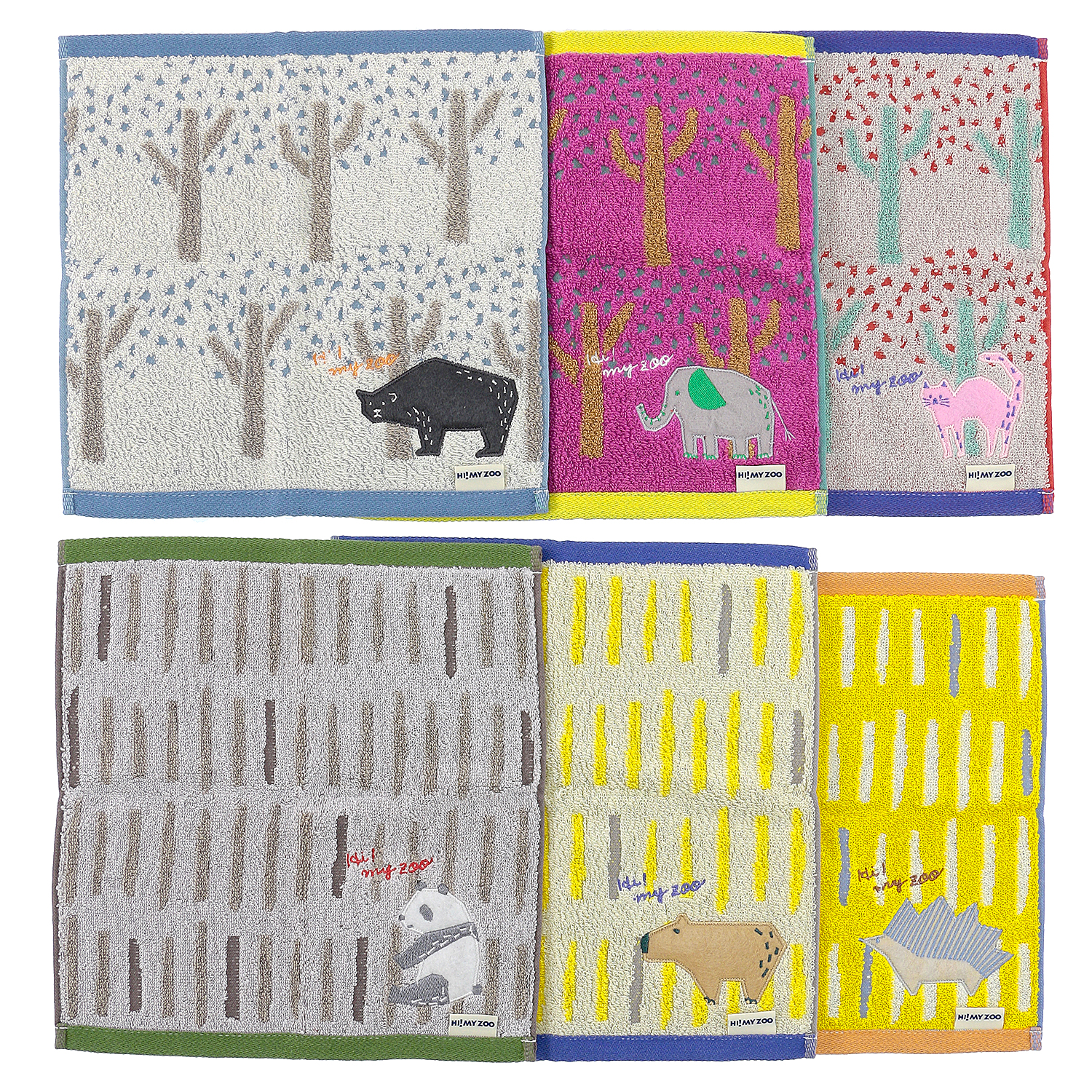 HI！MY ZOO（ハイマイズー） プチタオル - 画像1