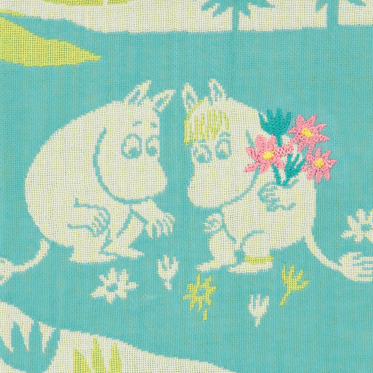 ムーミン 三重ガーゼハンカチ - 画像3