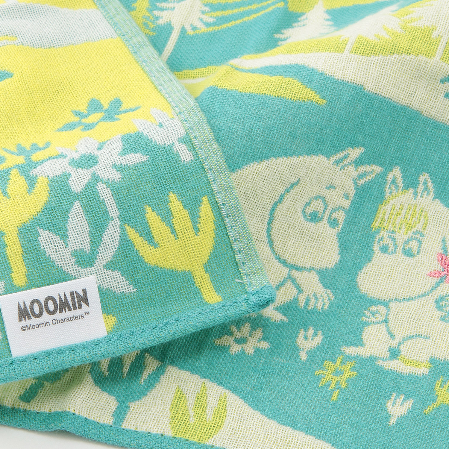 ムーミン 三重ガーゼハンカチ - 画像4