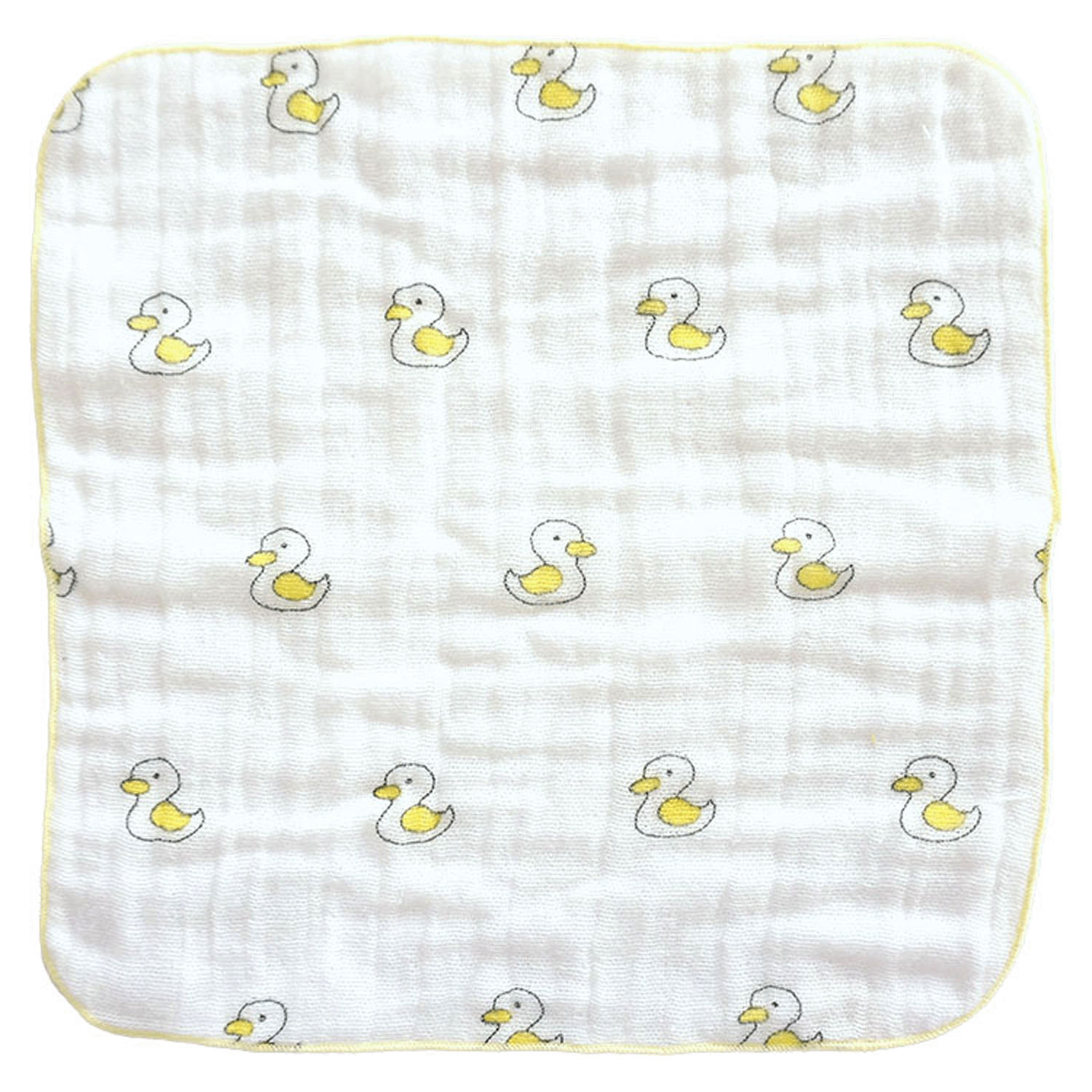 やわ肌 アヒル ハンカチ - 画像1