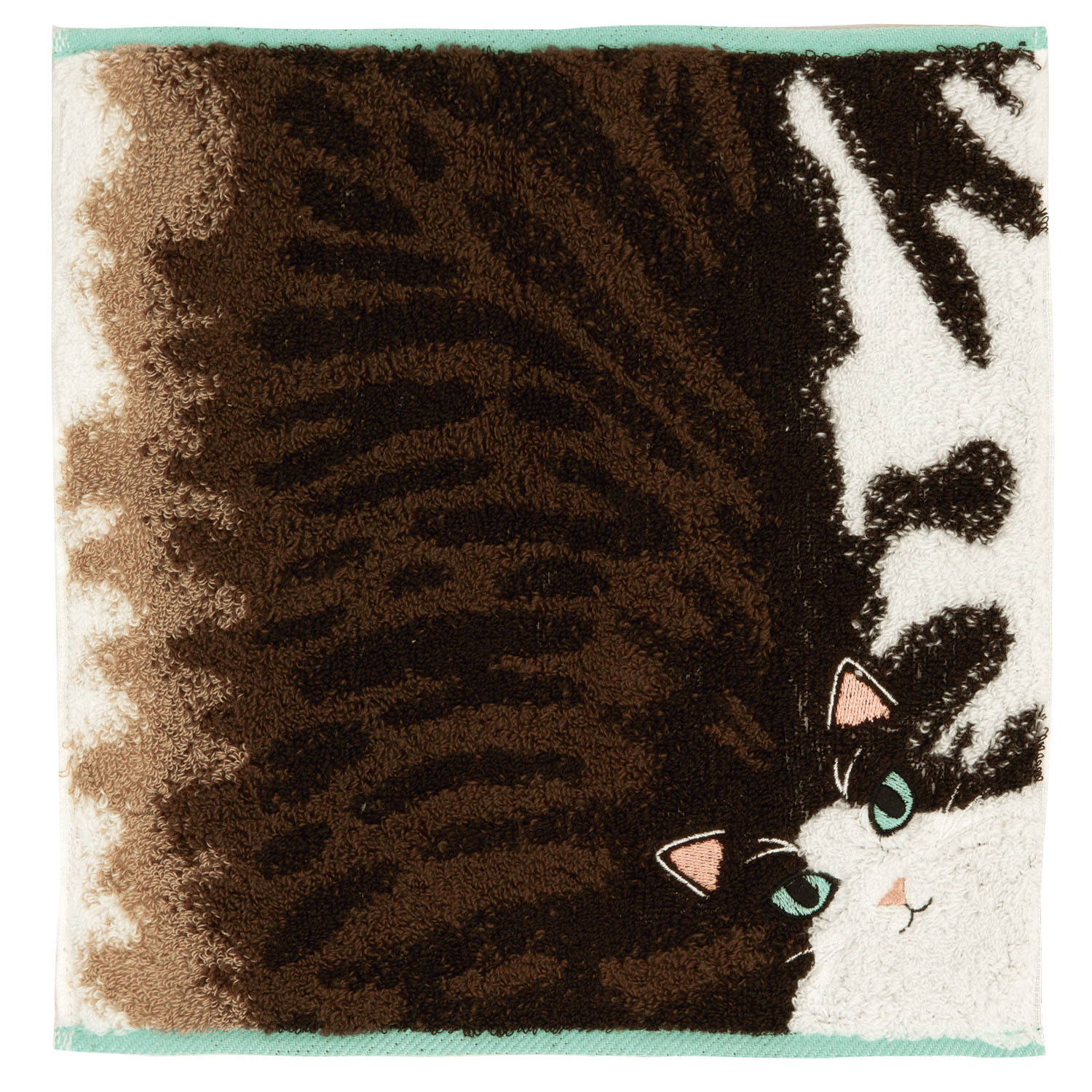 【新柄追加／01～06・08・11：欠品中】うちのニャンコ 毛並みハンカチ - 画像24