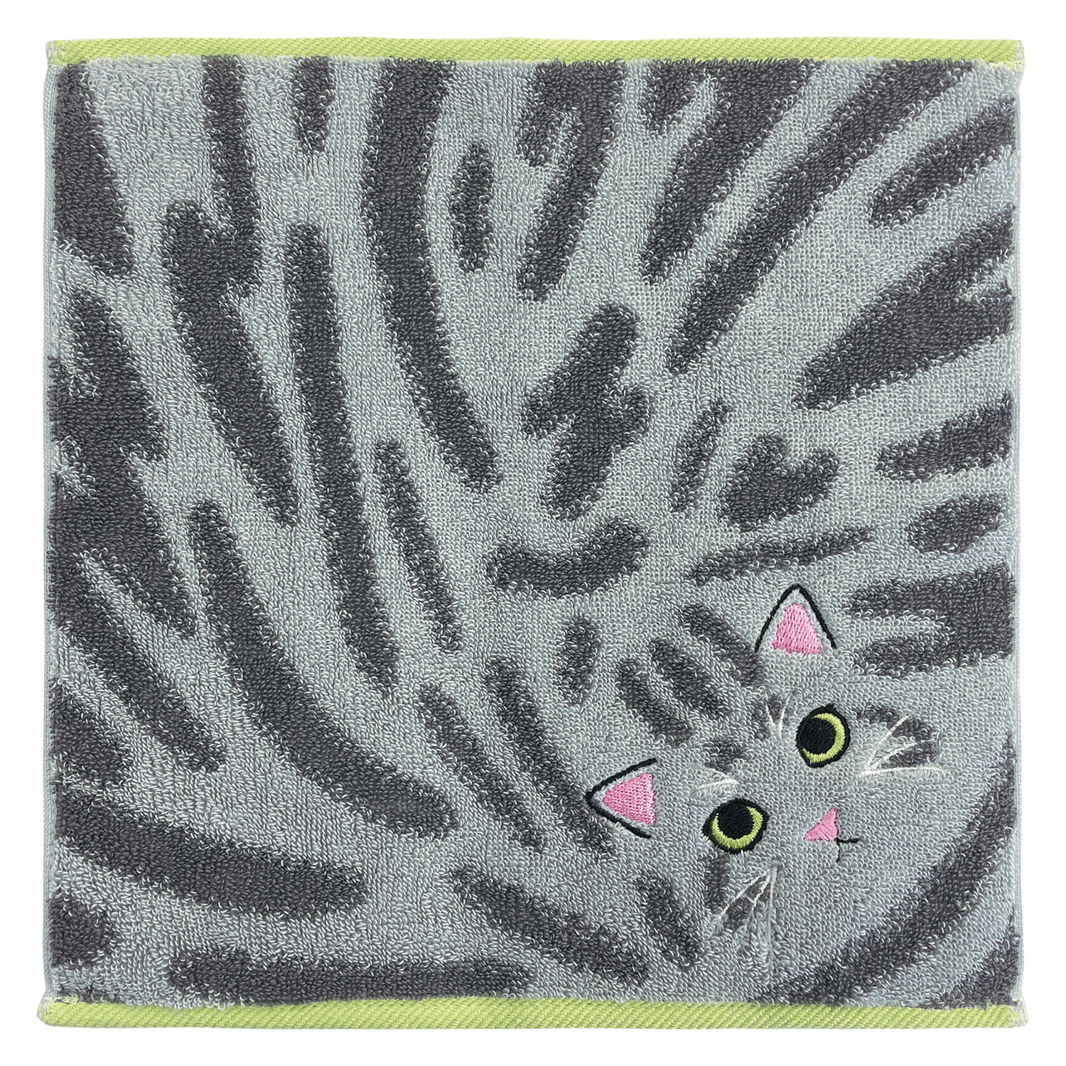 【新柄追加／01～08・11：欠品中】うちのニャンコ 毛並みハンカチ - 画像8