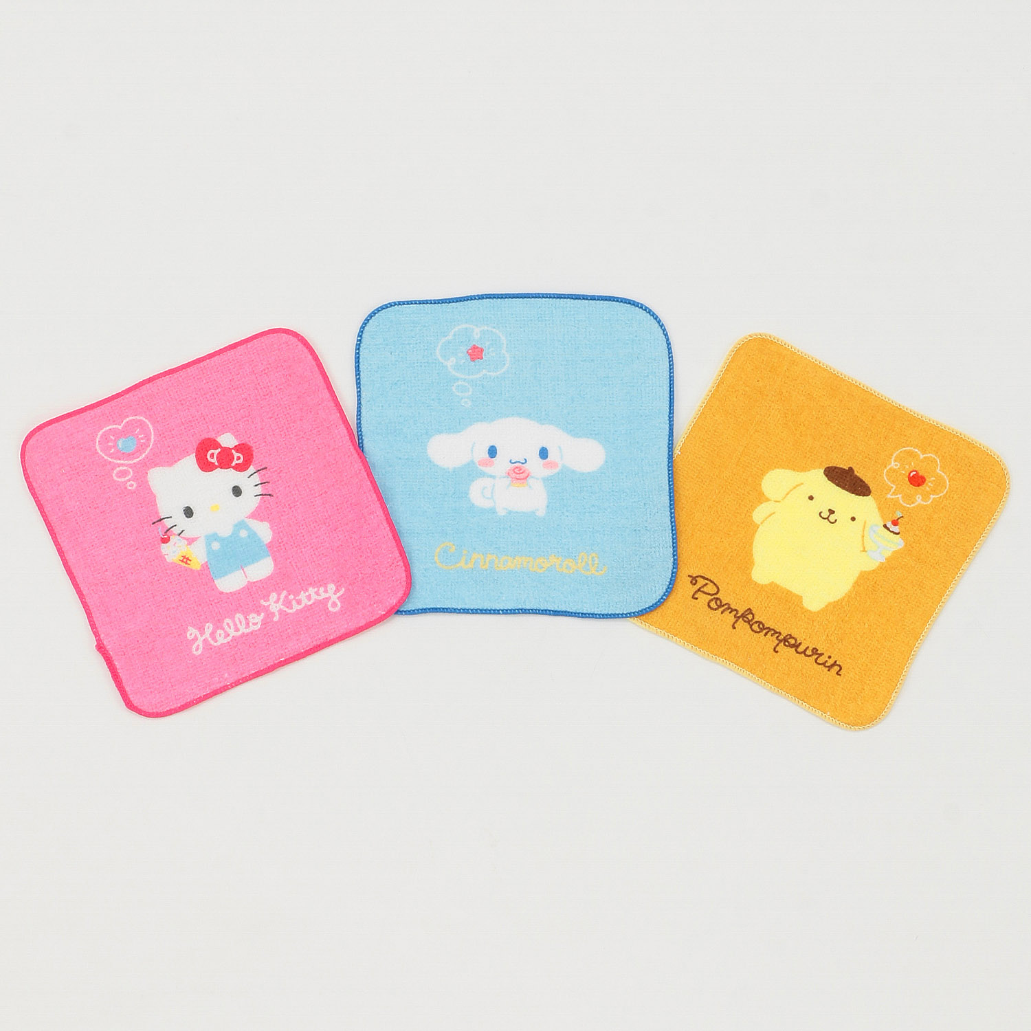 プチタオル3P サンリオ シンプルタイムALL - 画像2