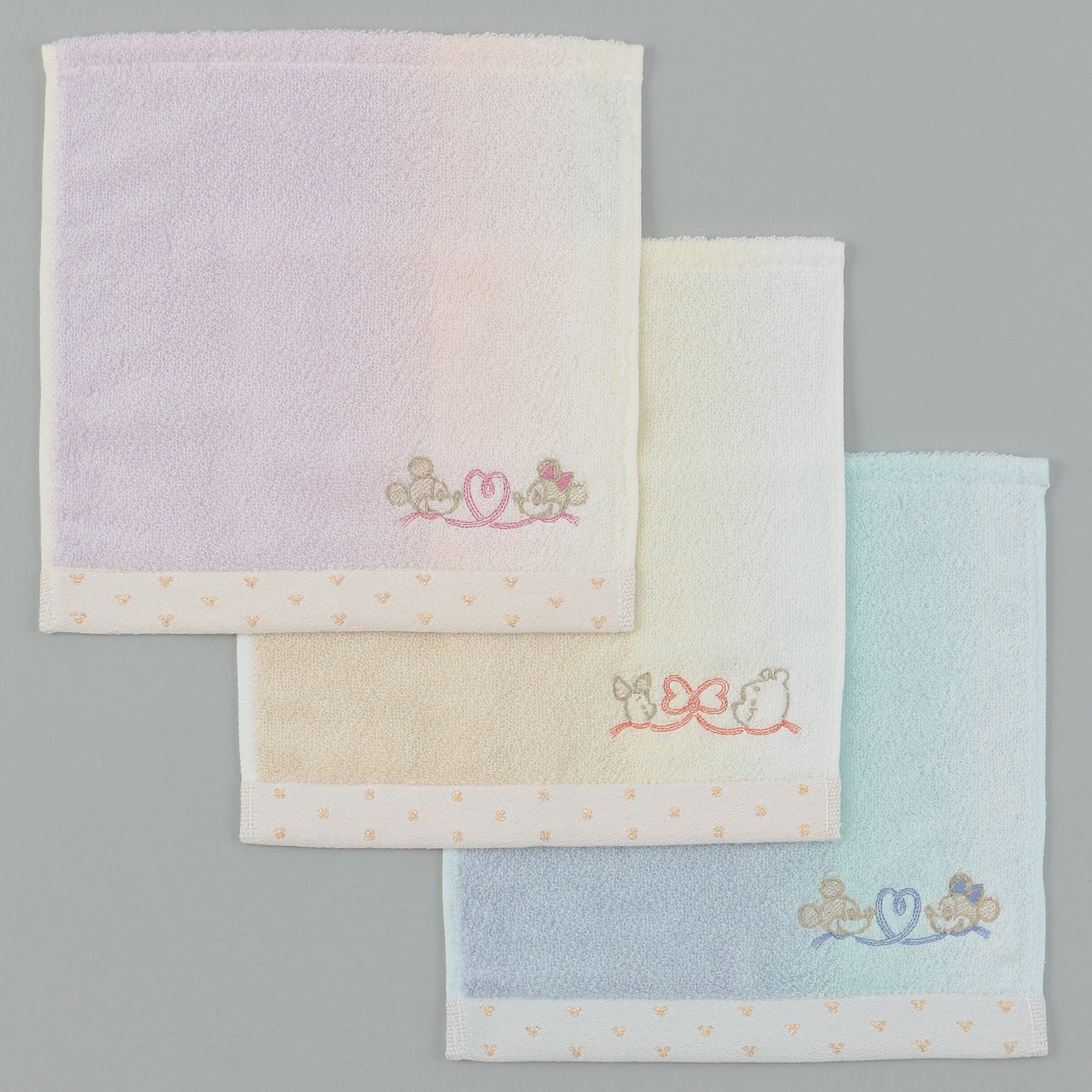 ディズニー スウィートペア ハンカチ - 画像1