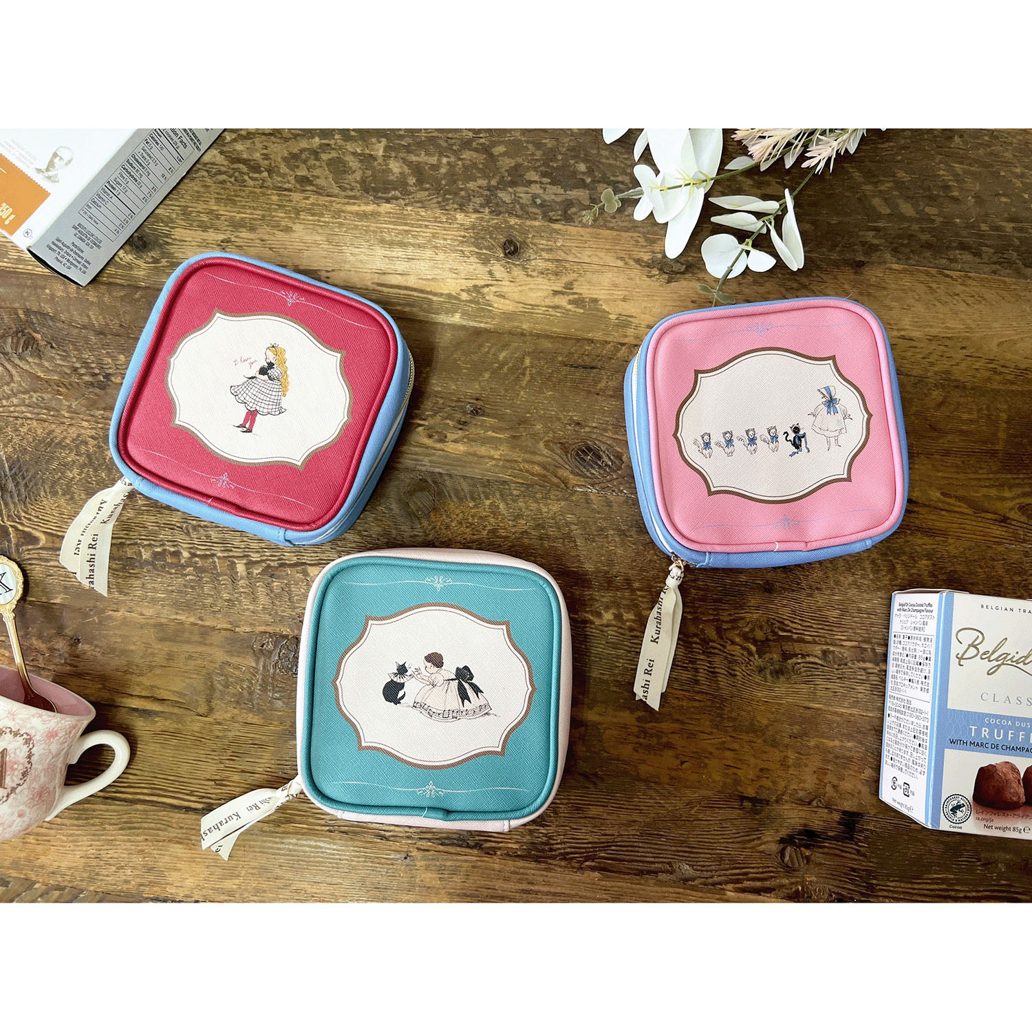 くらはしれい スクエアポーチ - 画像1