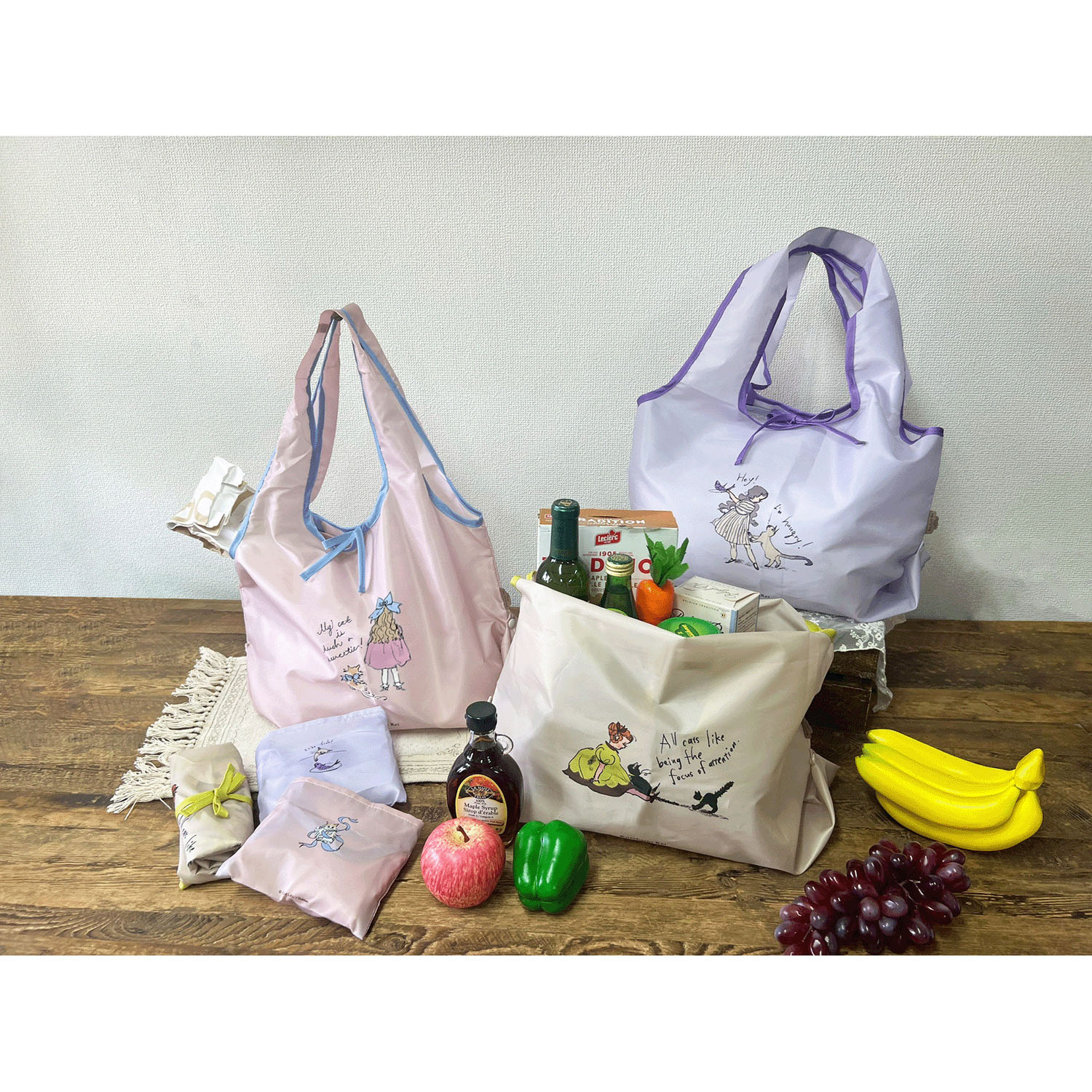 【ピンク在庫限りで終了】くらはしれい  エコバッグ - 画像1